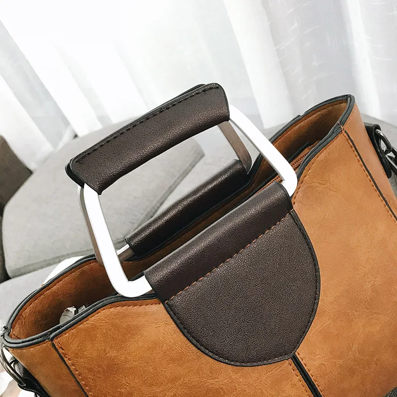 Female Shell Shoulder Bags High Quality PU Leather Women's Handbags 2019 New Brown Sac A Main Ladies Fashion Casual soft Tote | Багаж и