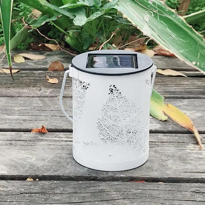 2 шт. Подвесные светодиодные лампы из ротанга на солнечной батарее