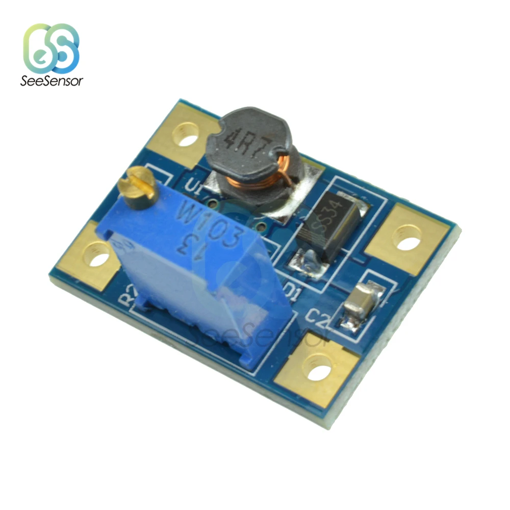 DC-DC SX1308 Step Up Регулируемый силовой модуль Boost Converter 2-24V до 2-28V 2A Step-Up Module | Инструменты