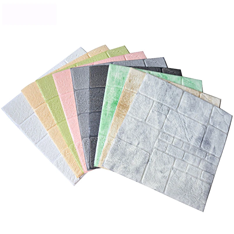 Самоклеящиеся обои 3d твердая стена кирпичная для детской комнаты украшение