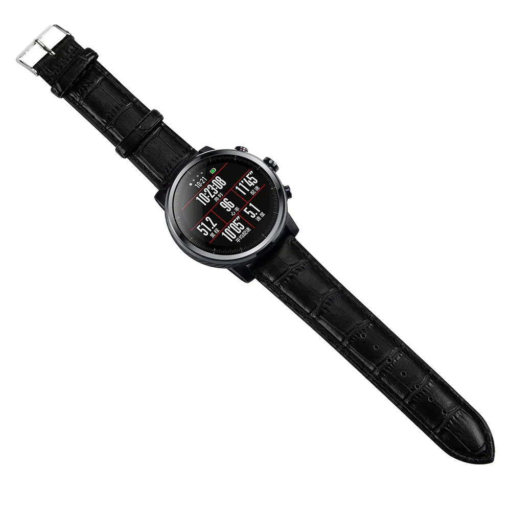 CARPRIE for HUAMI Amazfit Stratos Smart Watch 2/2S Luxury Replacement Soft Leather Band Wrist Straps 2019 Promotion Z30423 | Электроника