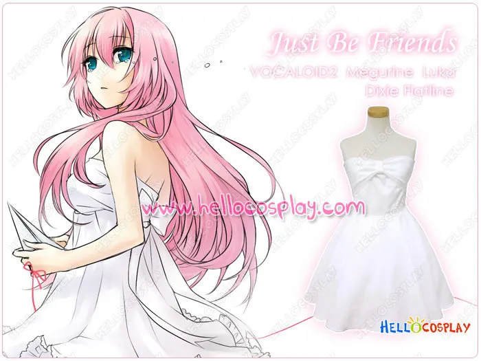Vocaloid 2 косплей платье Just Be Friends JBF Luka megourine H008|cosplay dress|cosplay vocaloidvocaloid cosplay |