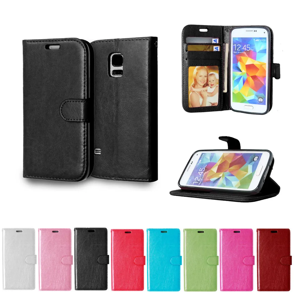 Чехол для samsung Galaxy S5 S 5 V SV mini G800 G800F G800H SM одноцветная фоторамка откидной кожаный
