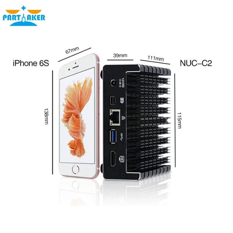 NUC Mini pc i7 5500U i5 5200U i3 5010U Barebone minipc HTPC Intel Nuc Безвентиляторный Компьютер Broadwell graphics HD 5500