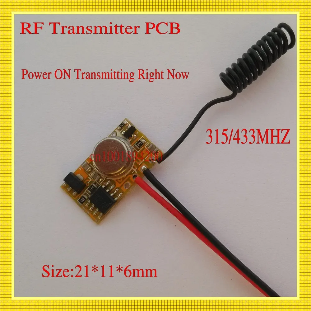 DC3.5V-DC12V, мини-релейный приемник, DC3V-DC12V, передатчик PCB, питание на передачу, 3,7 в, 4,5 в, 5 В, 6 в, 7,4 В, 9 В, 12 В, беспроводной TX RX Mod