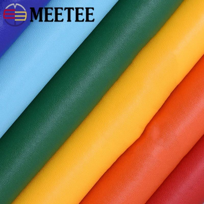 Meetee 50x137 см факс искусственная Синтетическая кожа ткань мягкий стрейч для багаж для одежды Домашний текстиль Сделай Сам ручной работы поставка AP657