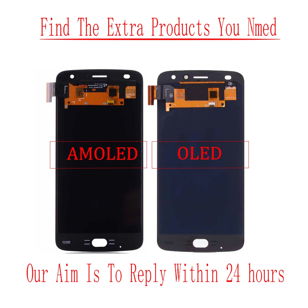 Amoled 5 &quotоригинальный для Motorola Moto Z2 Play ЖК дисплей с сенсорным экраном дигитайзер
