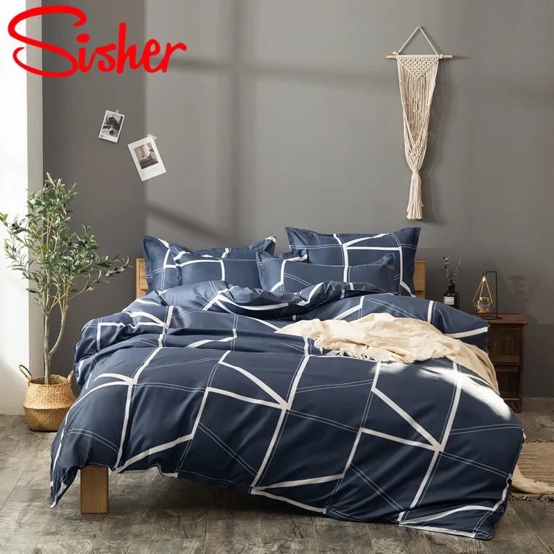 Sisher Роскошное Одеяло классический твердый комфортный цвет постельных принадлежностей для взрослых один двойной королева король
