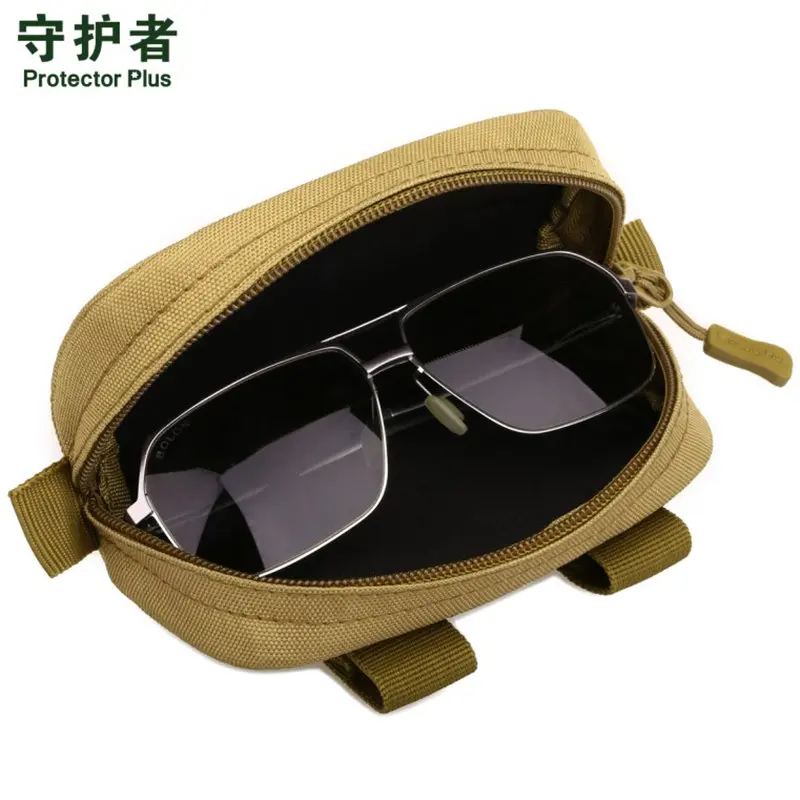 

Tactical Glasses Box Protector Plus Nylon Outdoor Sports Bag Nylon Sunglasses Reading Glasses Carry Men Bag Military Pouch