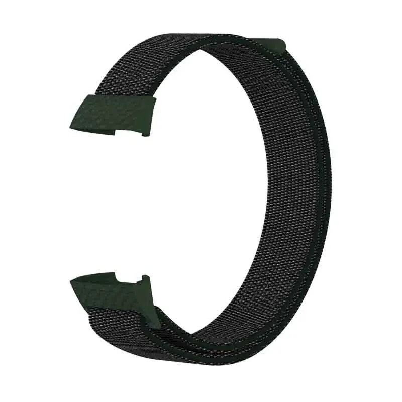 Green Нейлоновый ремешок Sorrea для Fitbit Charge 3 Band, умный фитнес-браслет, спортивные часы, браслет на запястье, Сменные аксессуары - Цвет: Green