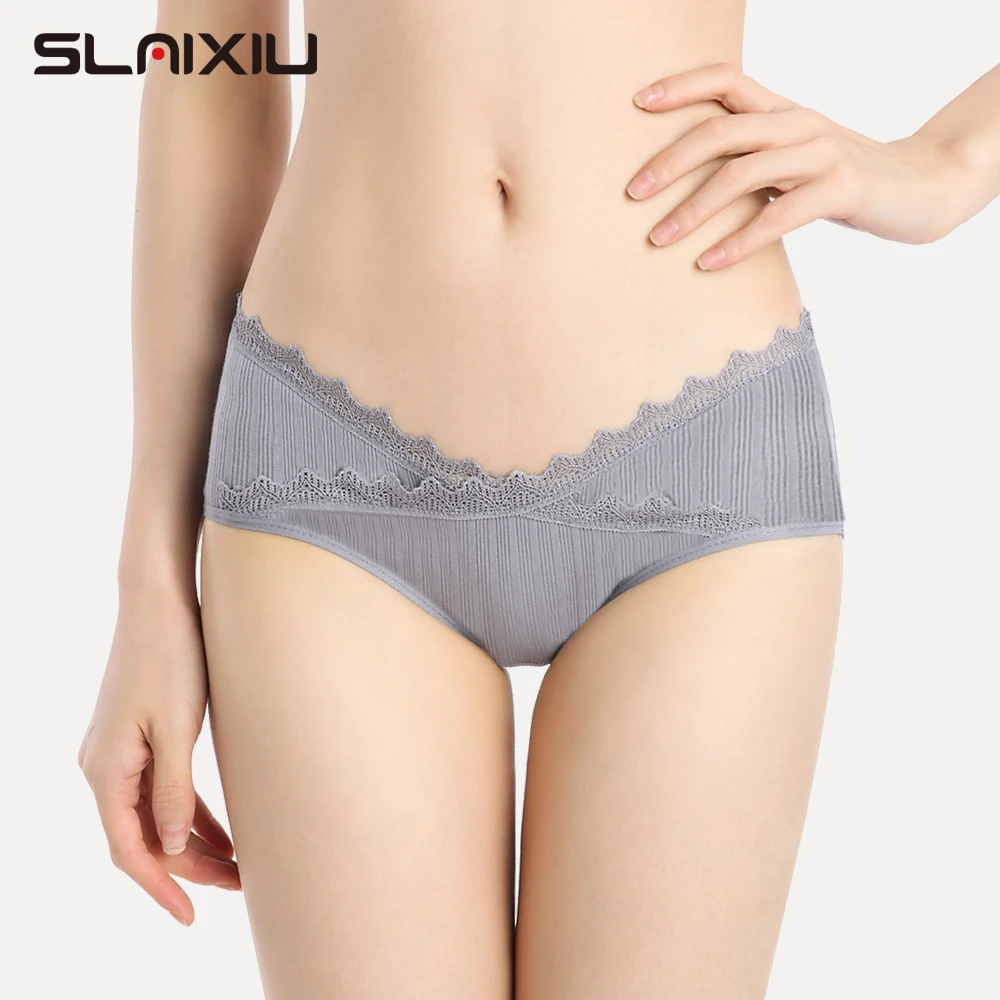 3 шт./лот хлопковые трусы для беременных женское нижнее белье с низкой талией