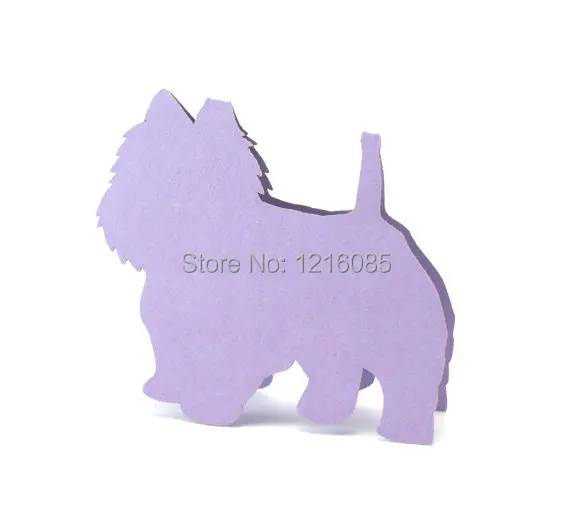 

free shipping Westie Place Cards Seating Card, Rustic Wedding Escort Cards, Dog Bone pet birthday party table name card