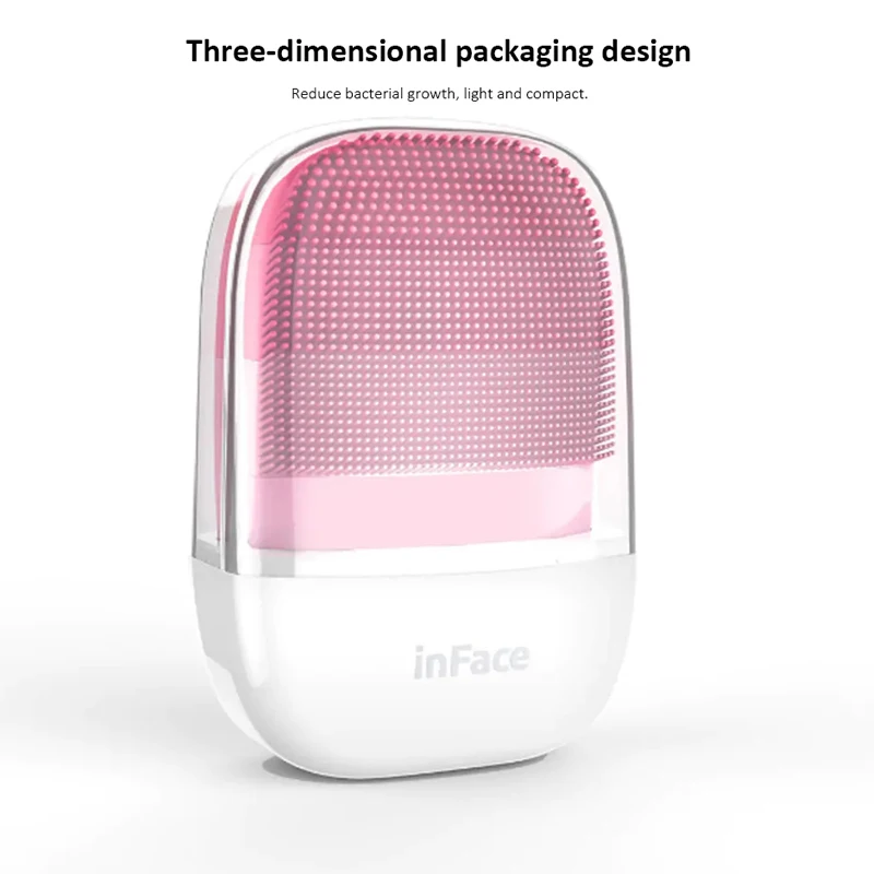 Оригинальная Xiaomi Mijia inFace электрическая звуковая Очищающая щетка для лица IPX7 Водонепроницаемая Глубокая чистка 90S Timed чистящее средство для лица