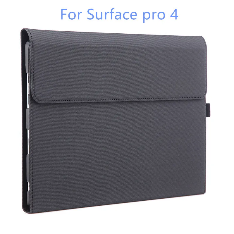 gray Grain 4 Чехол для планшета для microsoft Surface pro 4 Чехол pro 5 6 рукав водонепроницаемый кожаный защитный чехол-раскладушка - Цвет: gray Grain 4