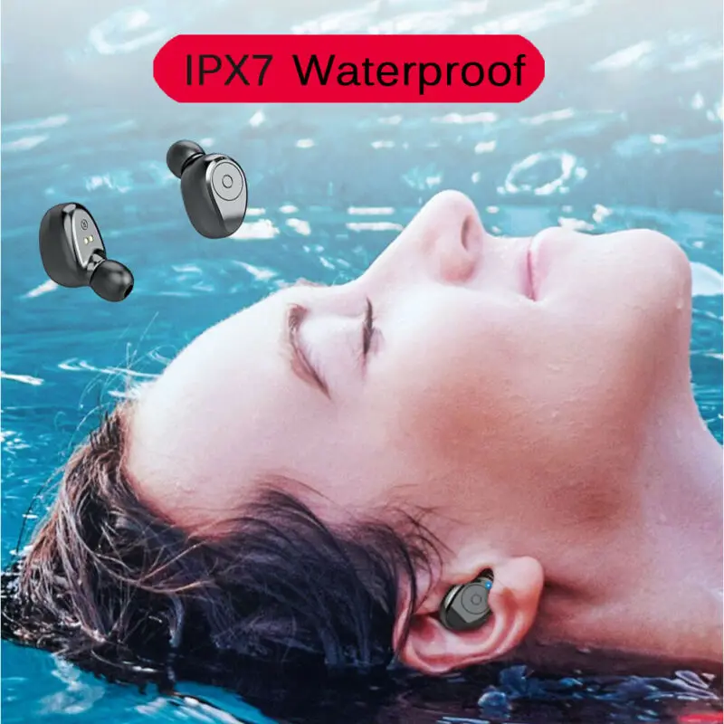 PYMH IPX7 Bluetooth 5 0 гарнитура беспроводные наушники Twins стереонаушники|Наушники и