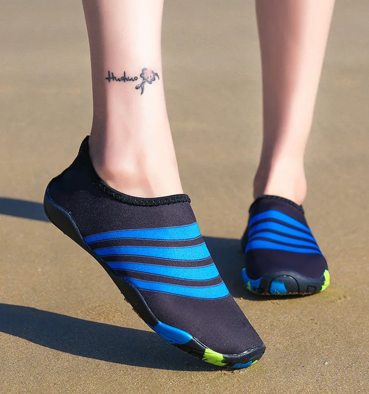 Унисекс aqua shoes Лето Плавание пляж на серфинге быстросохнущая обувь резиновая нескользящая легкая женская обувь для водных видов спорта