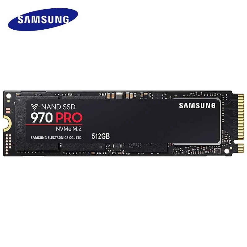 Samsung внутренний SSD 970PRO MZ-V7P512BW 512 ГБ узнать Скорость 3500 МБ/с. M2. 2280 интерфейс твердотельный накопитель для ноутбука/рабочего стола
