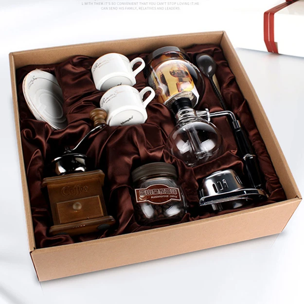 Ретро кофемолка сифоновая ручная кофемашина набор Подарочная коробка Бытовая