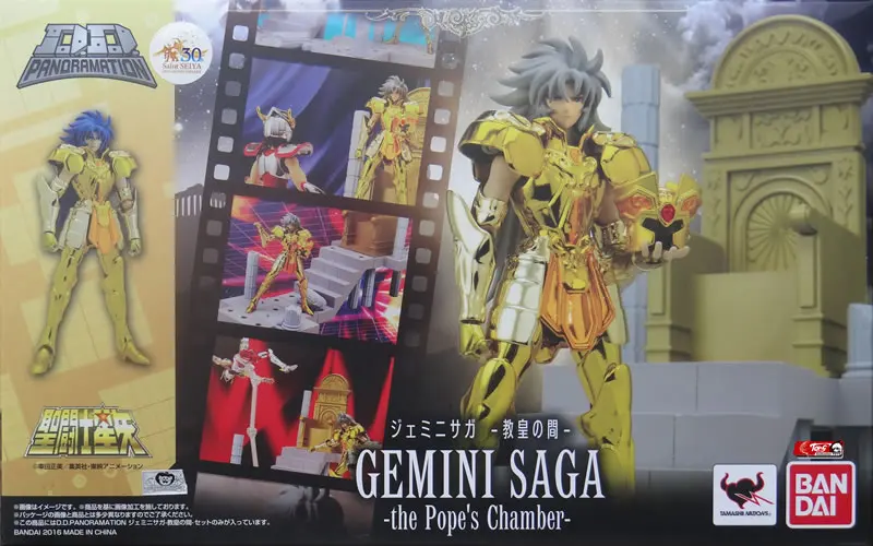 Оригинальная Bandai Tamashii Nation Saint Seiya D.D. Панорация/DDP экшн фигурка Сега GEMINI камера папы