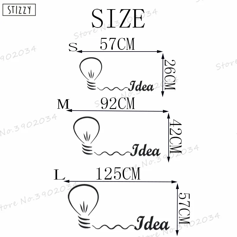 Настенная Наклейка stizzy Mind Light креативная настенная наклейка познавательная идея