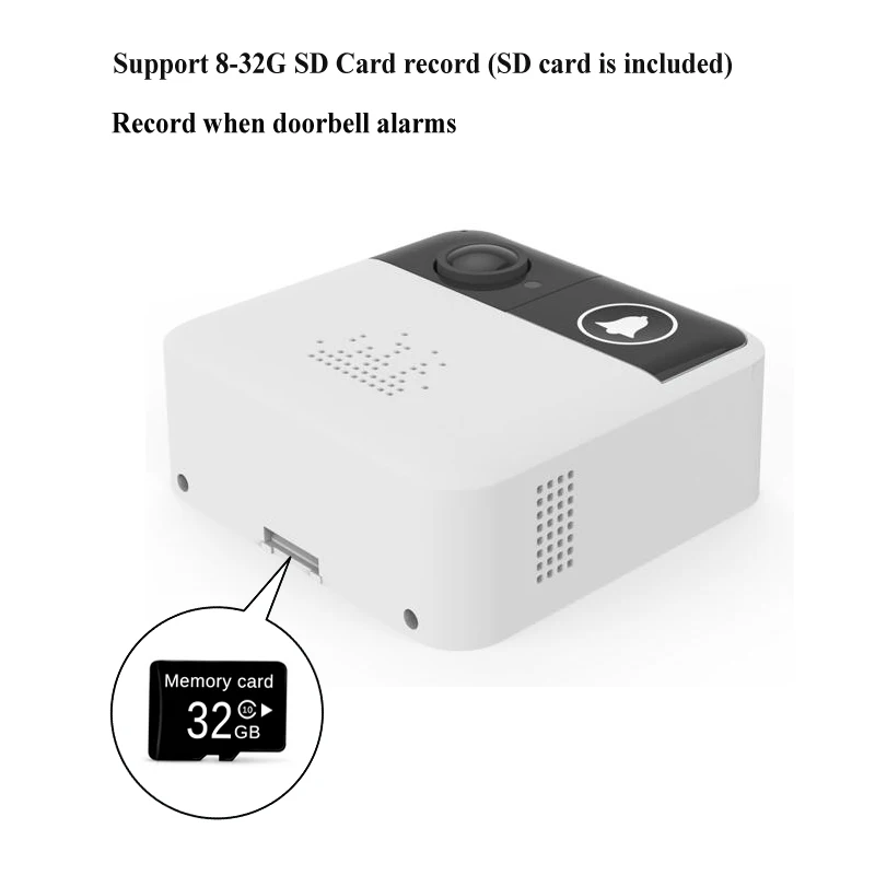 DAYTECH беспроводной видео дверной звонок камера кольцо WiFi сигнализация Chime