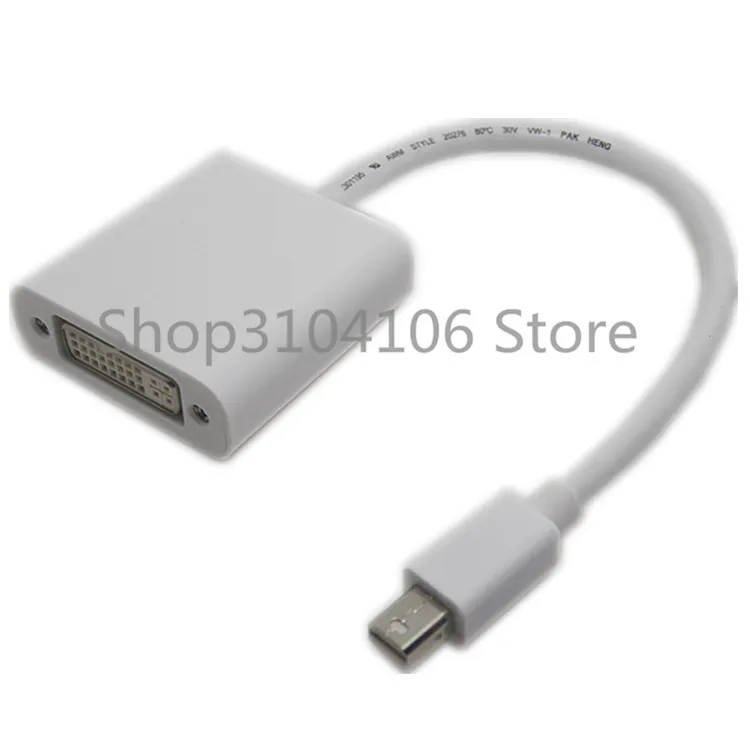 Горячий Мини DP к DVI адаптер папа женскому Thunderbolt мини DisplayPort V1.2 разъему|dp to dvi