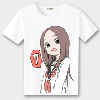 Новые футболки Karakai Jouzu no Takagi-san the Master of Teasing, футболка для косплея, топы с короткими рукавами, футболки для женщин и мужчин - Цвет: 03