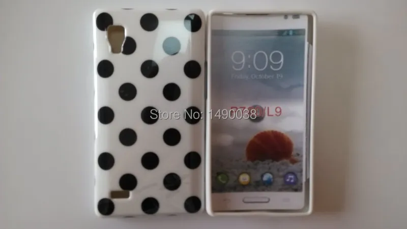 Чехол накладка в горошек OEEKOI для LG Optimus L9 P765 P760 мягкий чехол телефона бесплатно|case