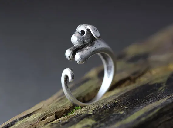 Кольцо с черным кристаллом для женщин и девочек регулируемое кольцо свободного