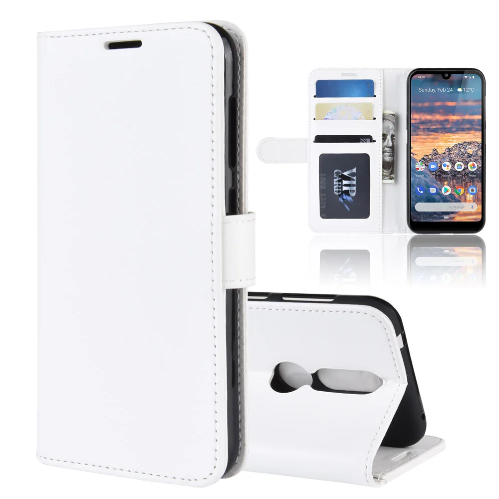 50 шт./лот бесплатная доставка кожаный чехол кошелек R64 с узором для Nokia 2 1 4 X7 X6 X5 7 6 5