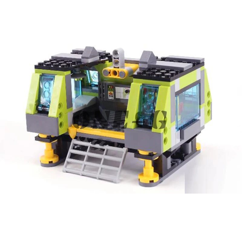 Совместимость legoinglys City series 60125 строительные блоки 10642 кирпичи вулкан