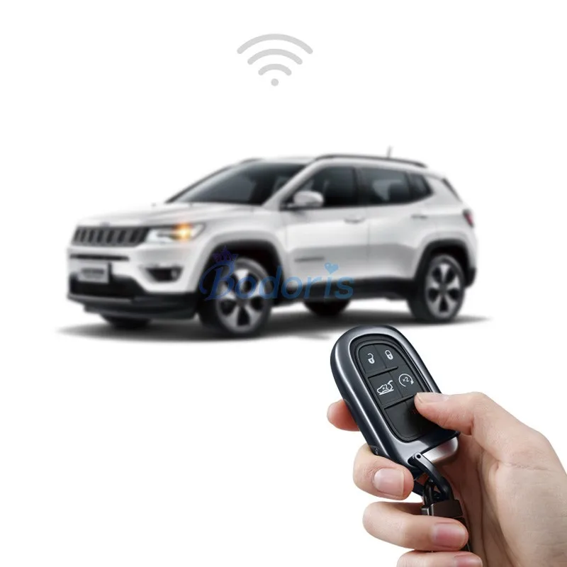 Брелок для ключей из титанового сплава хромированный чехол-кольцо Jeep Renegade 1 4 T 2016