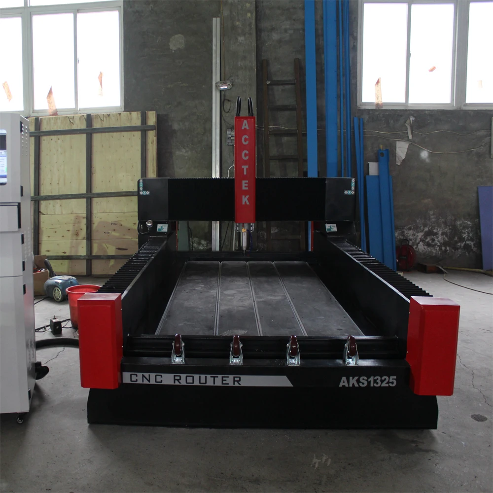 AKS1325 5.5квт большой мощности 3d cnc Камень скульптура машина/4 оси камень