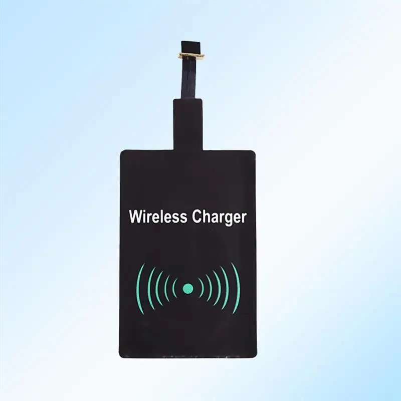 Микро USB Qi Беспроводное зарядное устройство приемник зарядный адаптер приемный