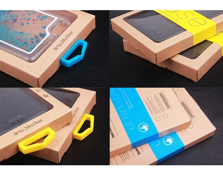 Коробка из крафт бумаги с логотипом на заказ для iPhone X чехол Note 8 Plus 7 50 шт.|for iphone|box