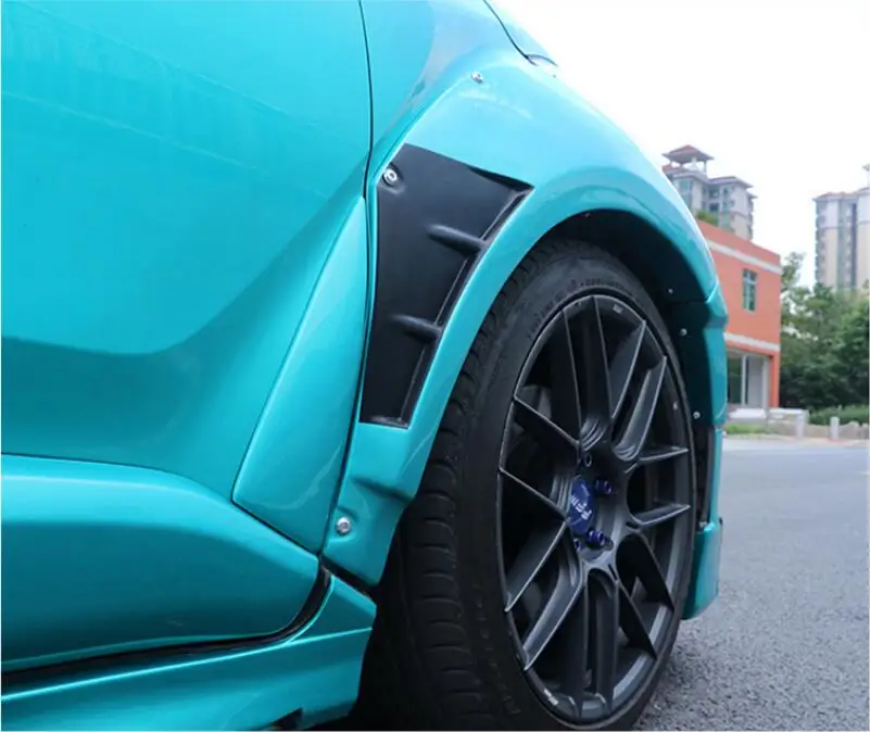12pcs/Set PP For Car Wheel Arch Eyebrow Stripe Car Fender Wheel Wide Body Cover For Toyota CHR