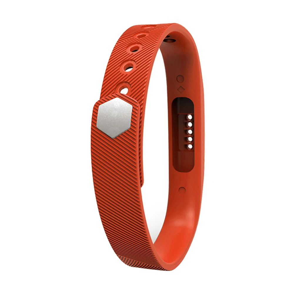 Flexble тонкий браслет мягкий силиконовый ремень застежка для Fitbit Flex2 резиновый