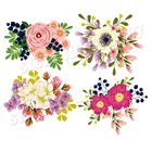 Наклейки на футболки и платья, 4 шт.лот