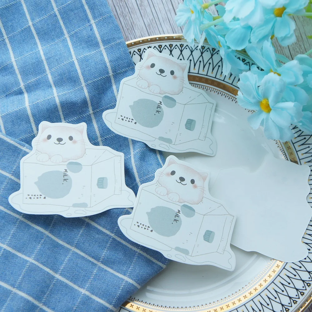 

30pcs DIY Dog Love Milk Design Paper As Creative Craft Paper Background Scrapbooking Planner Use Can Write