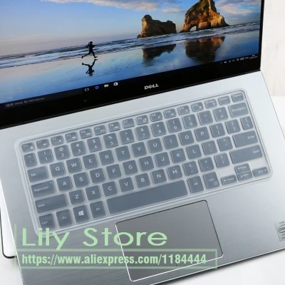 clear Силиконовая клавиатура защитная крышка для Dell Xps 13 9343 9350 9360 7347 7348 7352 7353 7359 13Wd 13Br/Bd Xps13 9343 - Цвет: clear