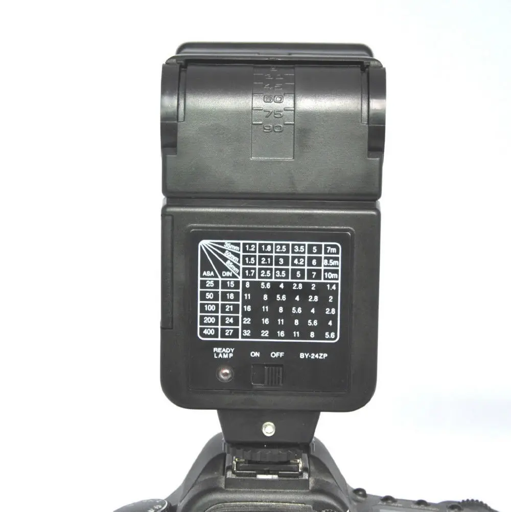 YinYan BY 24ZP универсальная вспышка горячий башмак Speedlite для камеры canon nikon Olympus Pentax
