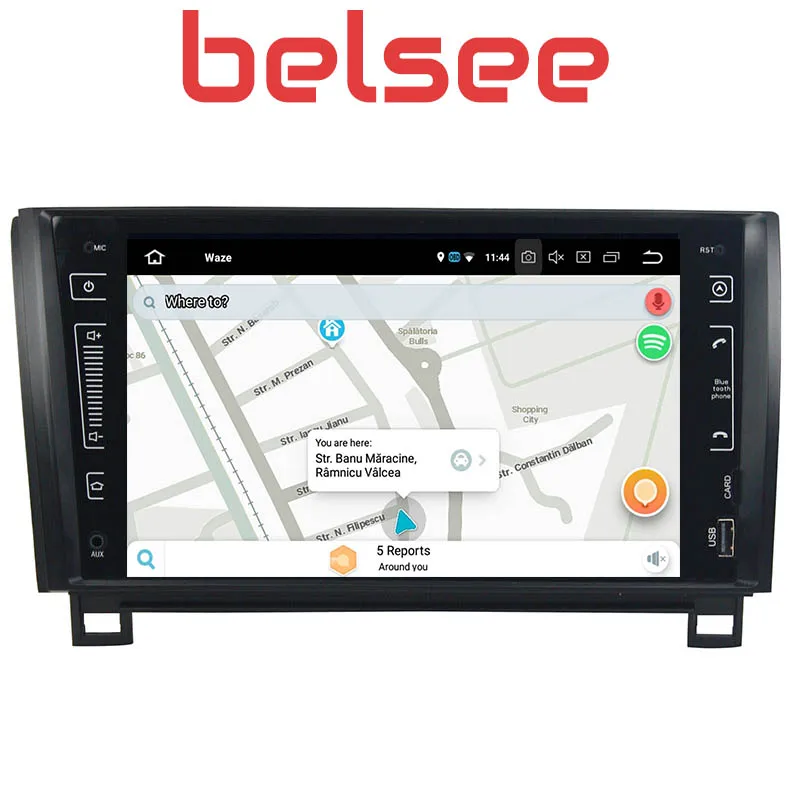 Магнитола Belsee Octa Core 9 дюймов IPS сенсорный экран Android 8 0 головное устройство стерео