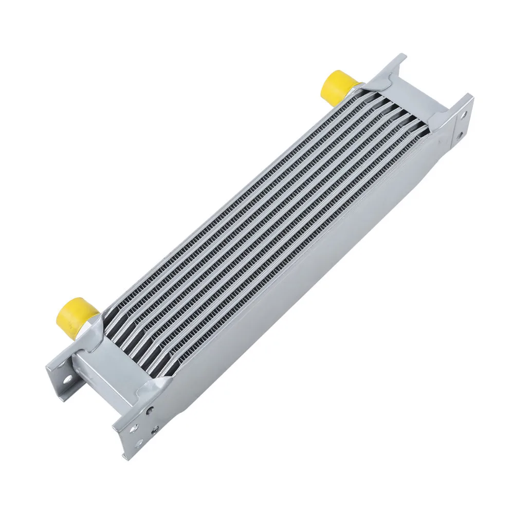 Универсальный Масляный радиатор для мотоцикла серебристый 9 рядов 10 А |