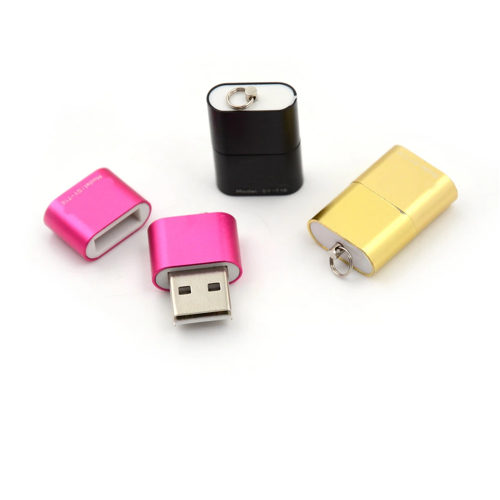 Мини Размер высокоскоростной USB 2 0 Micro SD TF T-Flash Устройство для чтения карт памяти