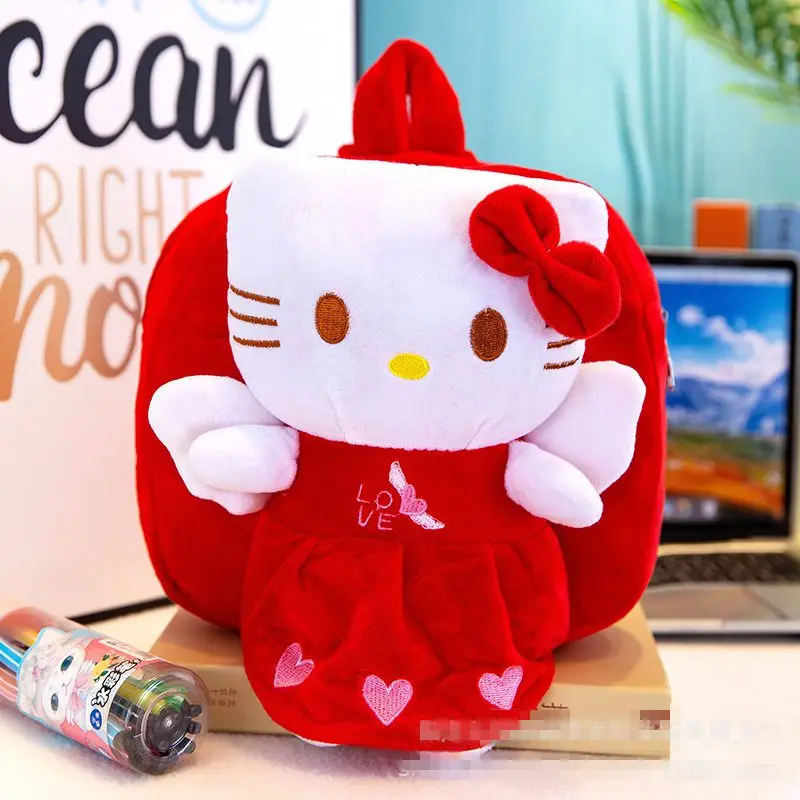 Плюшевые сумки Hello Ketty Kawaii игрушка в виде рюкзака для детей сумка на плечо