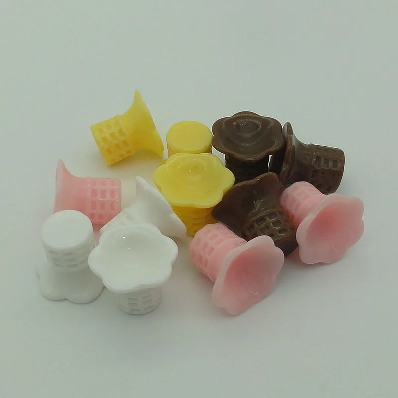 10 шт./лот твердая смола красочные сосуды собирать 18 мм украшение для скрапбукинга