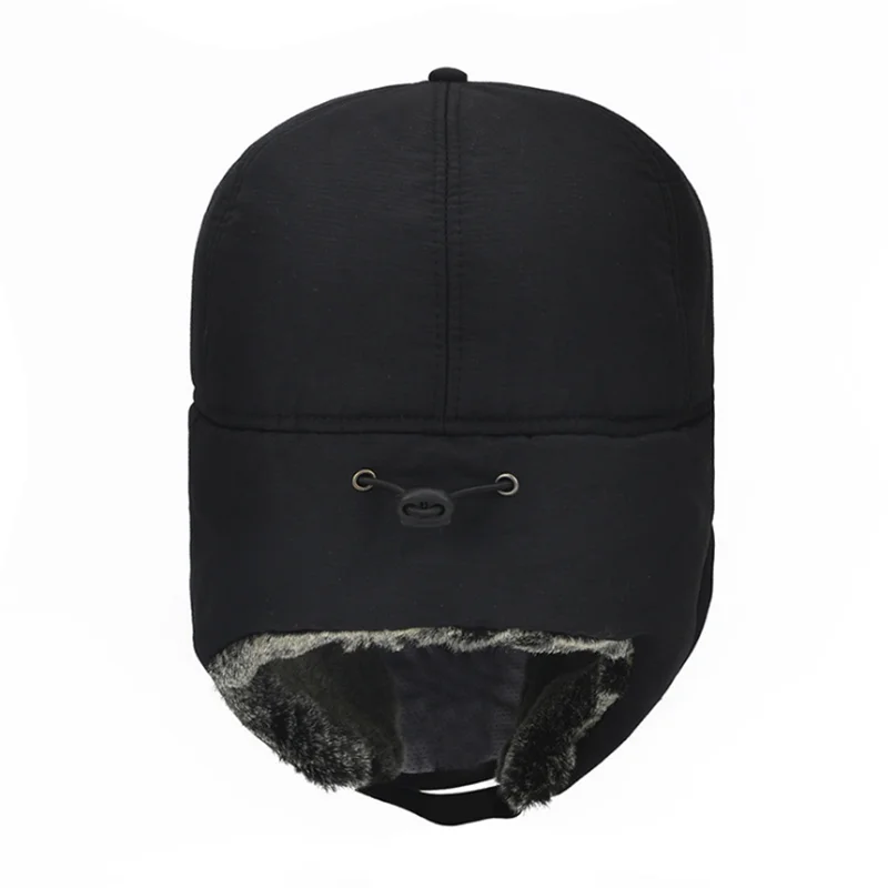 Зимние мужские хлопковые шапки бомберы Балаклава кепка для женщин защита ушей