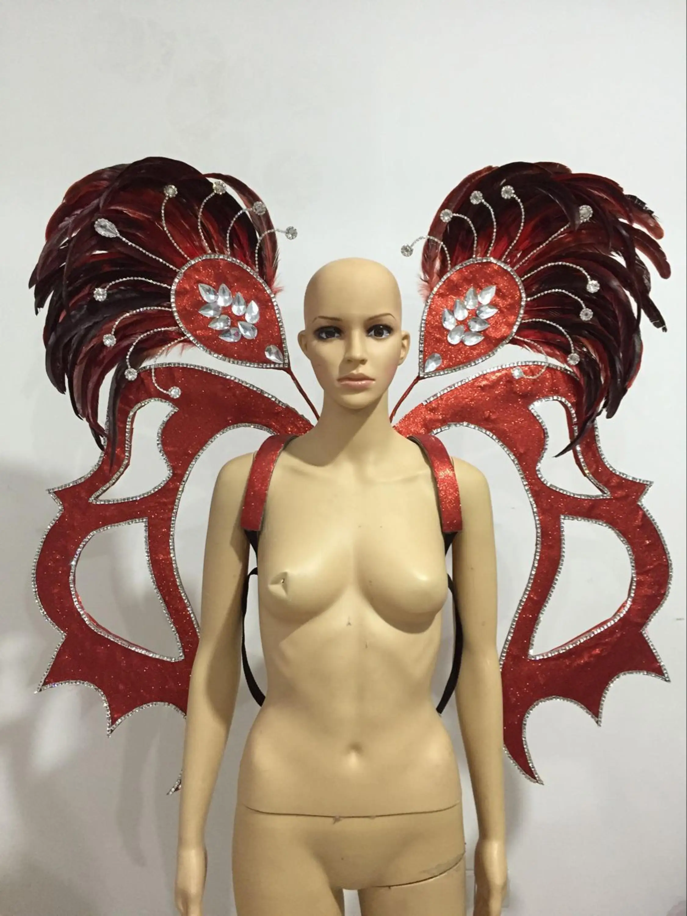 Одежда с перьями для выступлений на сцене карнавал головной убор вечерние пабы