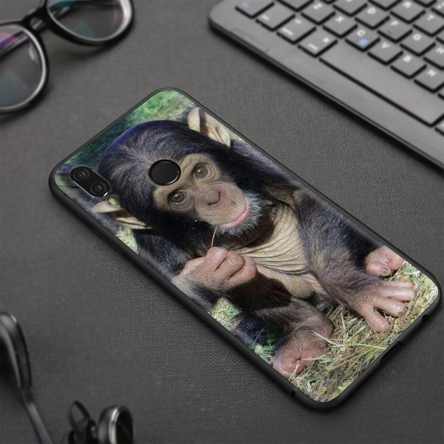 Милый чехол с животными Lavaza Chimpanzee Chimp Monkey для Huawei P30 P20 P10 P9 P8 Mate 20 10 Pro Lite P Smart 2017 |