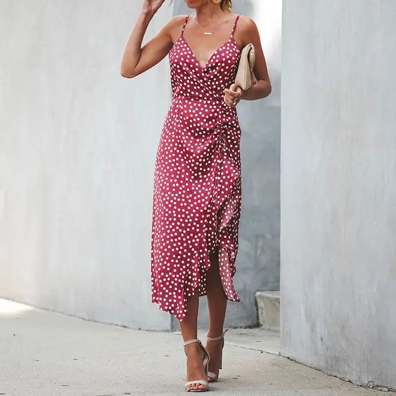 Женское пляжное платье на бретелях Boho желтое шикарное с глубоким v образным